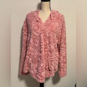 Knapp Studio Fleece Fuzzy Soft Pull Over Hoodie